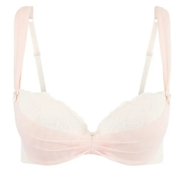 Lace Pink Bra - Picture 1 of 6